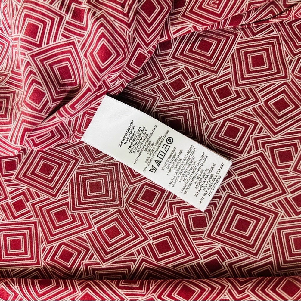 EQUIPMENT Aveline Geometric Cutout Midi Dress | NWT | Size 8 - Picture 12 of 12